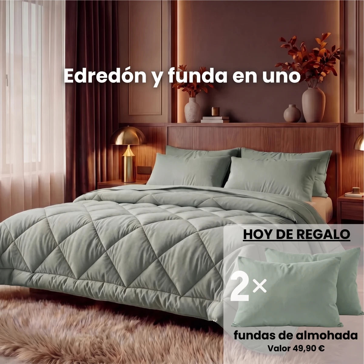 Klak Única® — El edredón que se lava como una sábana
