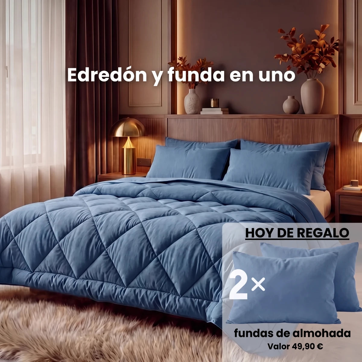 Klak Única® — El edredón que se lava como una sábana