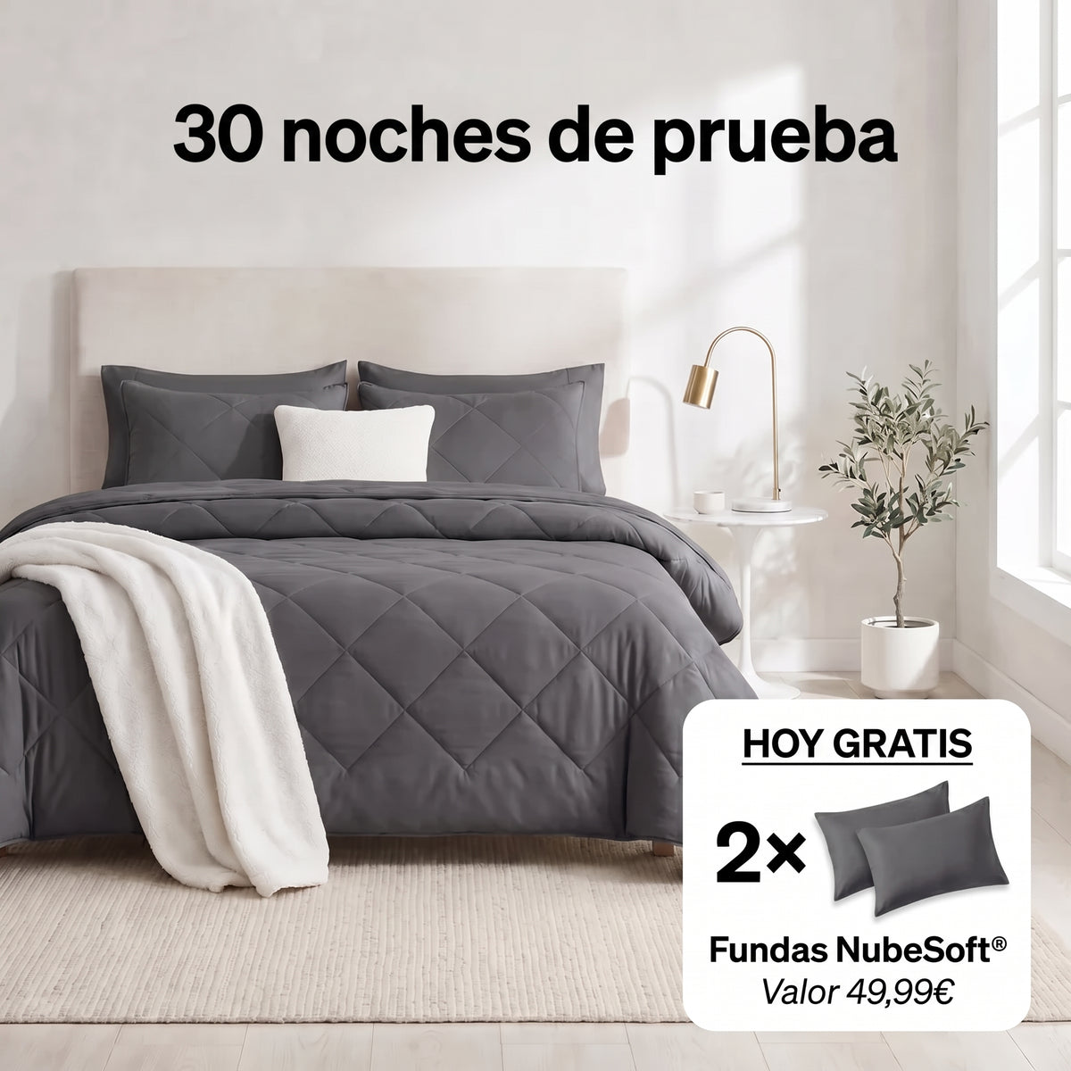 Klak Única® — El edredón que se lava como una sábana