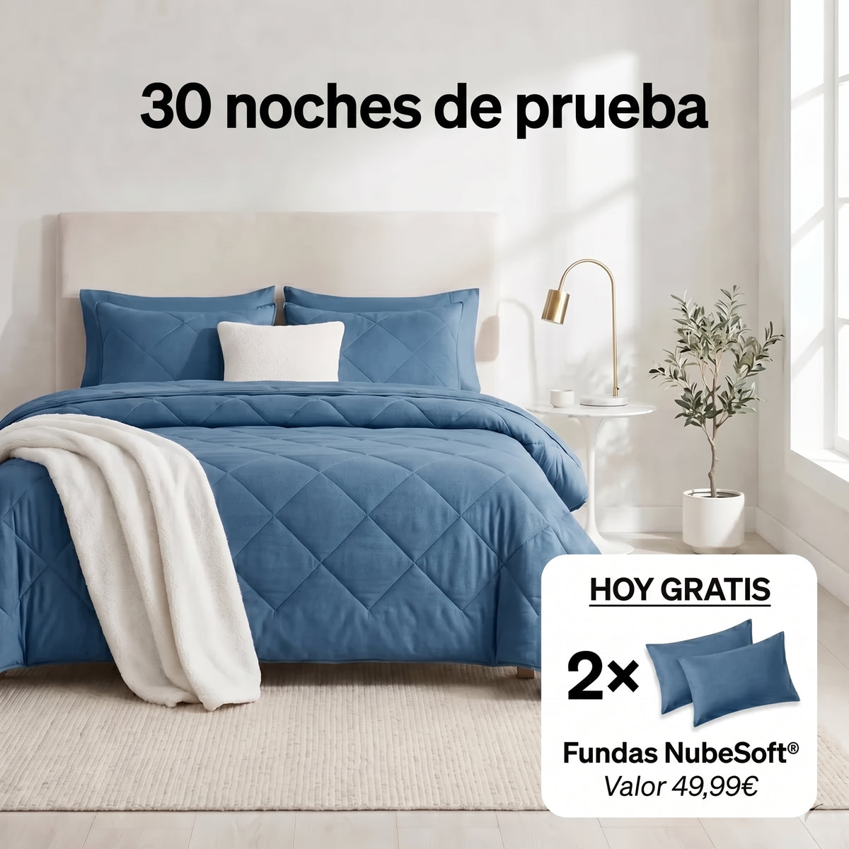 Klak Única® — El edredón que se lava como una sábana