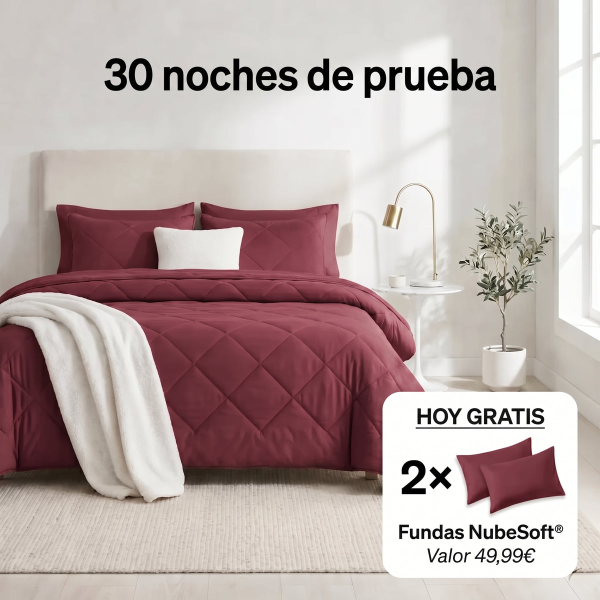 Klak Única® — El edredón que se lava como una sábana