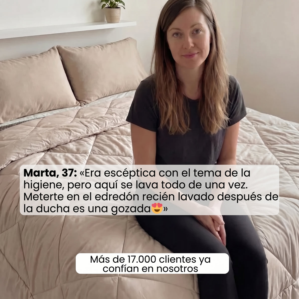 Klak Única® — El edredón que se lava como una sábana